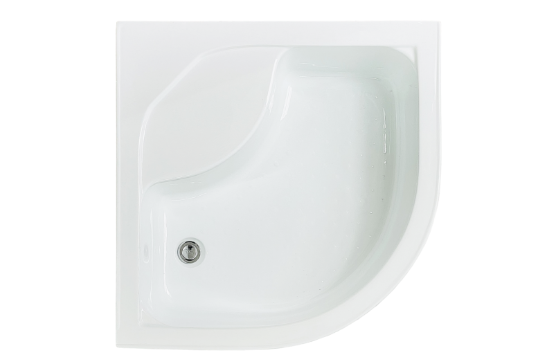Душевой уголок Royal Bath 90х90 профиль хром стекло матовое RB90СK-C-CH - 2