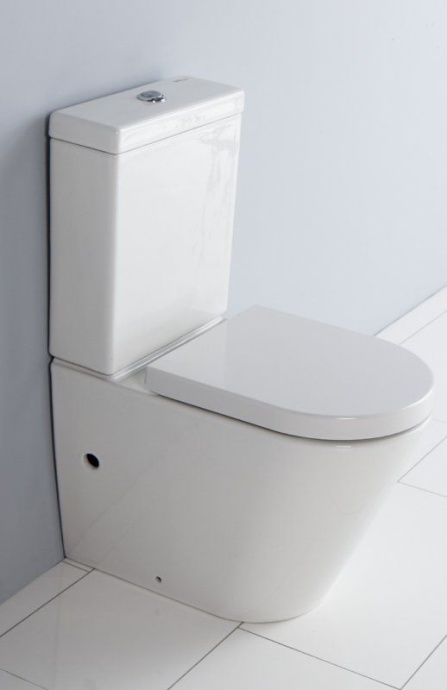 Унитаз-компакт BelBagno Flay-r BB007CPR с бачком BB006T и сиденьем микролифт BB2011SC - 3