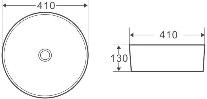 Рукомойник BelBagno BB1315 накладной - 2