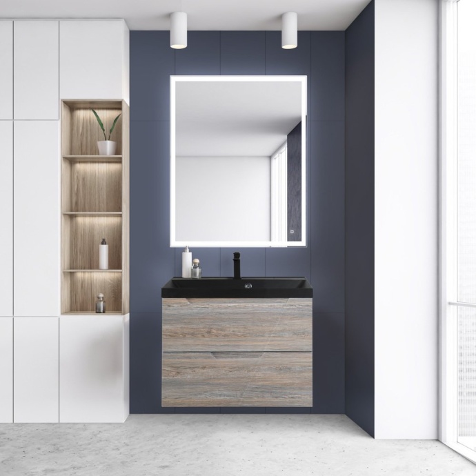 Комплект мебели BelBagno Vittoria 80 серый - коричневый - 1