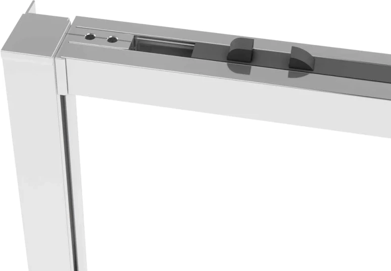 Душевая дверь Vincea Slim Soft 150х200 профиль хром стекло прозрачное VDS-1SS150CL - 5