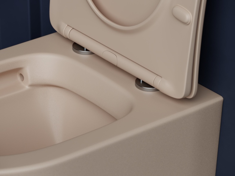 Унитаз подвесной Ceramica Nova Balearica Rimless CN6000MC капучино матовый - 5