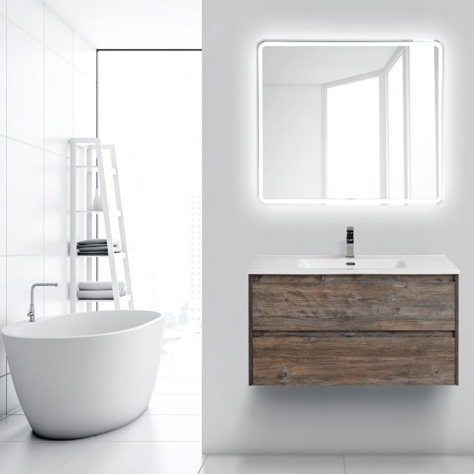 Тумба с раковиной BelBagno Kraft 100 pino pasadena - 1