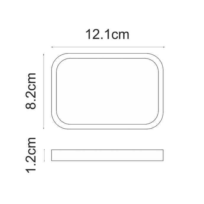 Мыльница WasserKRAFT Ems белый K-1629 - 1