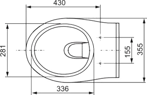 Унитаз подвесной TECE V04 с микролифтом - 4