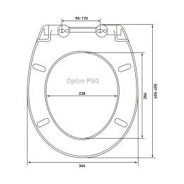 Сиденье для унитаза Berges Optim белое 021306 - 2