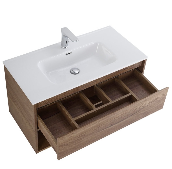 Комплект мебели BelBagno Kraft 80 темное дерево - 4