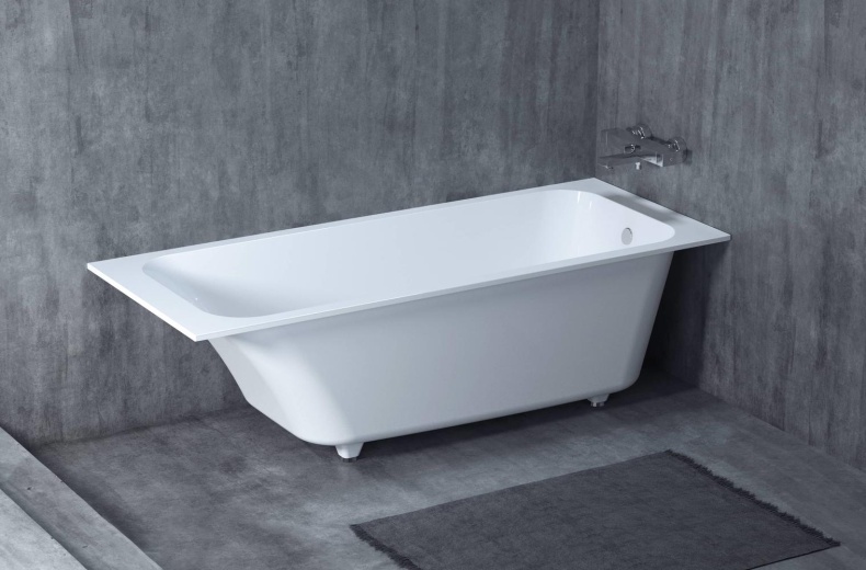 Ванна из искусственного камня Salini Orlando 180x80 102022MRF S-Stone, матовый, RAL полностью - 6