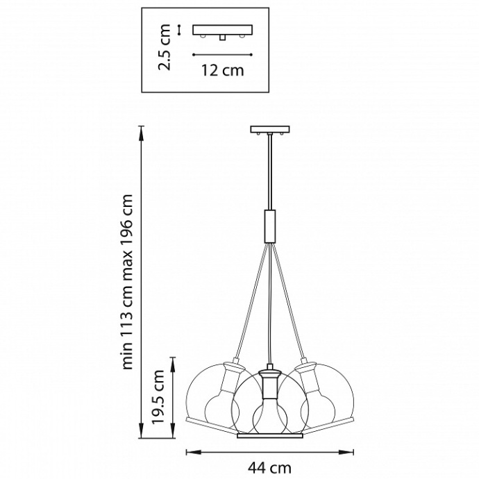 Подвесной светильник Lightstar Sferico 729031 - 2