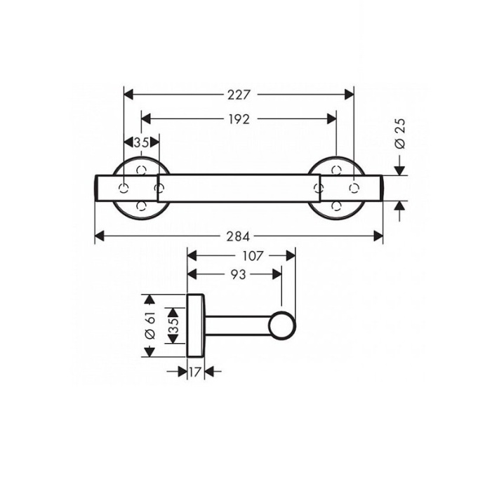 Поручень Hansgrohe   26329000 - 1