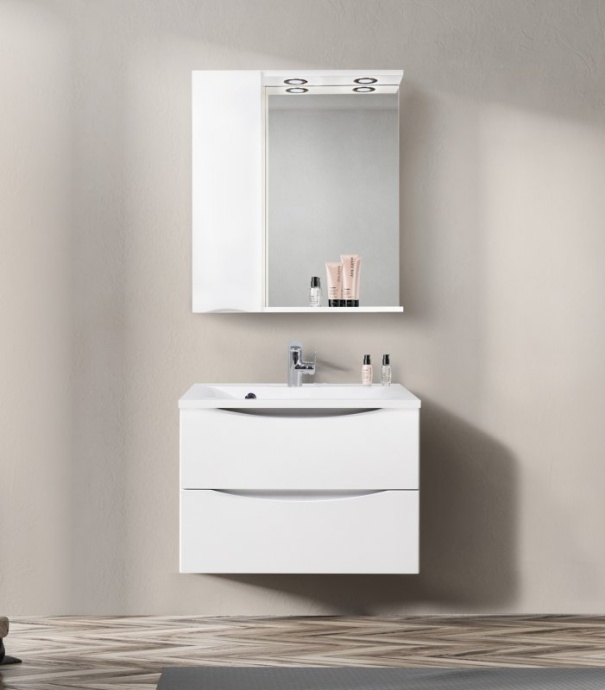 Зеркало-шкаф BelBagno Marino 70 L MARINO-SPC-700/750-1A-BL-P-L - 1