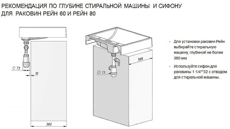 Раковина мебельная Aquaton Рейн 60 белый 1A72103KRW010 - 4