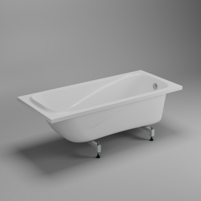 Ванна из литьевого мрамора Delice Triumph 180х80 белый DLR330012 - 1