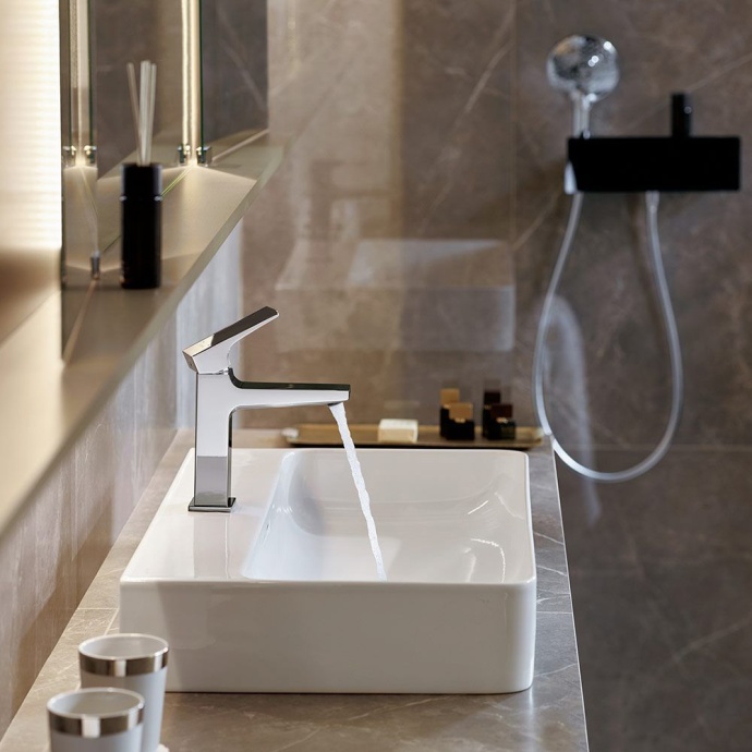 Смеситель Hansgrohe Metropol 32500000 для раковины, с донным клапаном Push-Open - 1