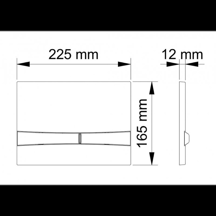 Кнопка смыва Berges Novum бронза 040058 - 1