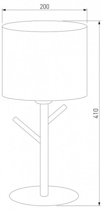 Настольная лампа декоративная TK Lighting Albero 5571 Albero White - 1