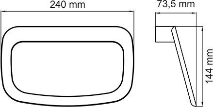 Полотенцедержатель Wasserkraft Aisch K-5960 - 3