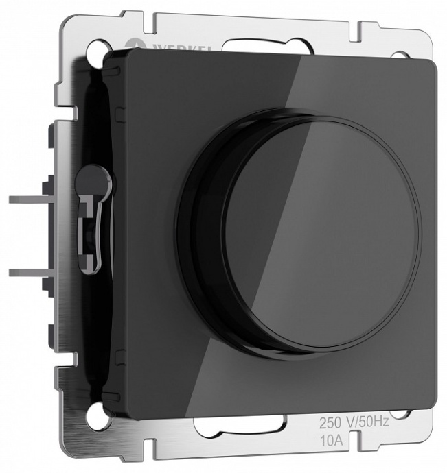 Диммер без рамки Werkel Черный акрил W1142048 - 0