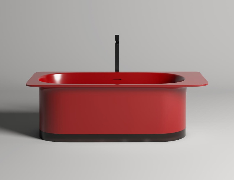 Ванна из искусственного камня Salini Mona 180x80 102921MRH S-Stone, матовый, RAL снаружи - 0
