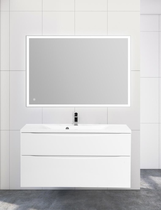 Тумба с раковиной BelBagno Marino 100 белый - 9