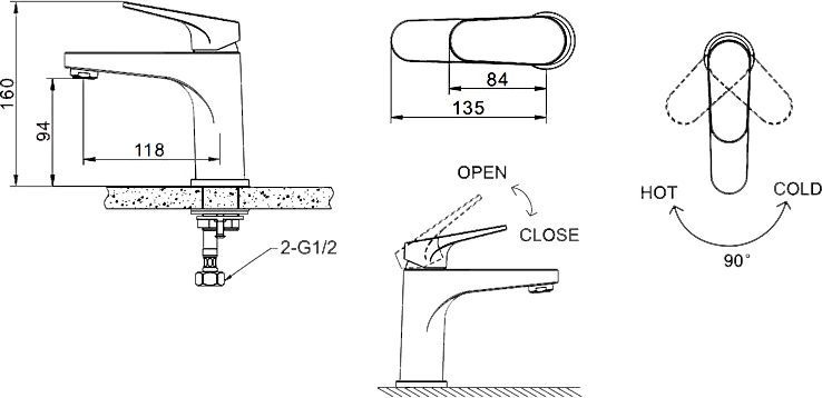 Душевой комплект Bravat Eler F00450CP 3 в 1 - 3