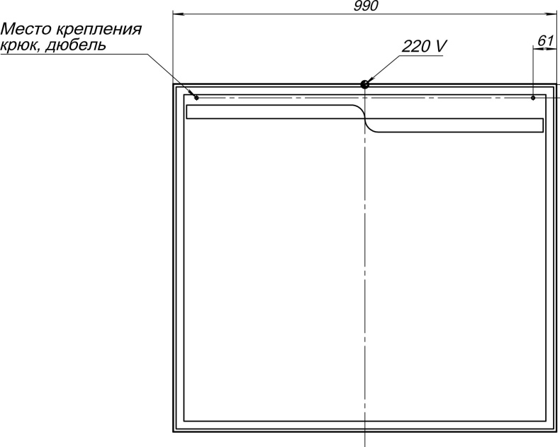 Мебель для ванной Aquanet Модена 100 - 11