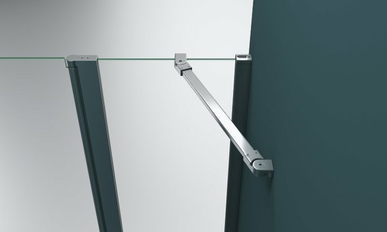 Душевой уголок BelBagno Etna 80х80 профиль хром стекло прозрачное ETNA-A-12-80-C-Cr - 5