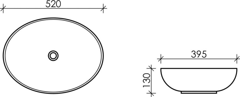 Раковина Ceramica Nova Element CN6017MW - 6