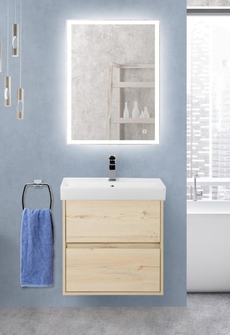 Тумба под раковину BelBagno Neon 50 светлое дерево NEON-500-2C-SO-PB - 4