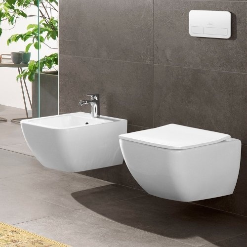 Крышка-сиденье Villeroy & Boch Venticello 9M79 S101 с микролифтом, петли хром 9M79S101 - 4