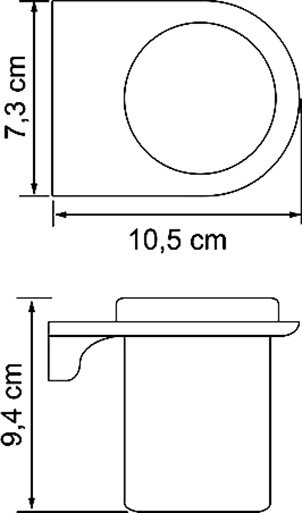 Стакан Wasserkraft Kammel K-8328 - 2