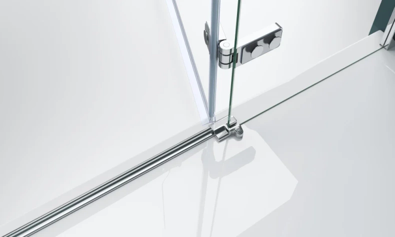 Душевая дверь BelBagno Kraft 120 профиль хром  KRAFT-60/60-C-Cr-L - 5