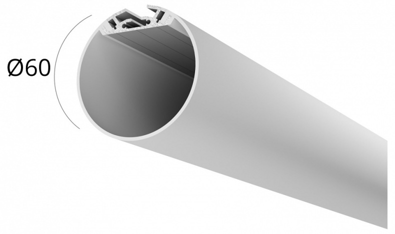 Короб подвесной 6063 TUBE 60 0213702 - 0