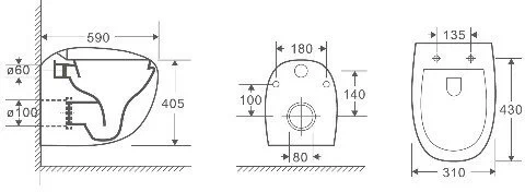 Комплект Weltwasser MARBERG 410 + TELBACH 004 GL-WT + MAR 410 RD GL-WT  10000011126 - 5