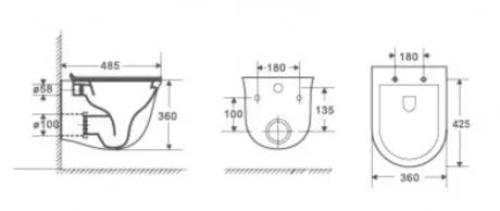 Комплект Weltwasser MARBERG 507 + TELBACH 004 GL-WT + MAR 507 RD  10000006994 - 5