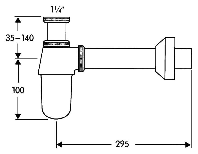 Сифон для раковины Hansgrohe 52010000 - 4