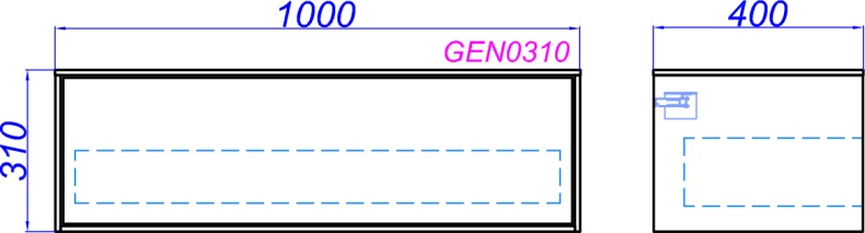 Тумба Aqwella 5 stars Genesis 100 миллениум серый GEN0310MG - 8