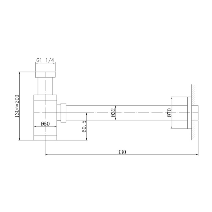 Сифон для раковины Abber розовое золото AF0030RG - 1