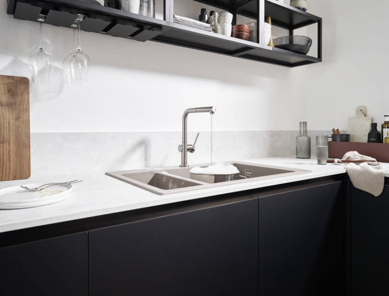 Смеситель для кухни Hansgrohe Talis M54 72808800 сталь - 1