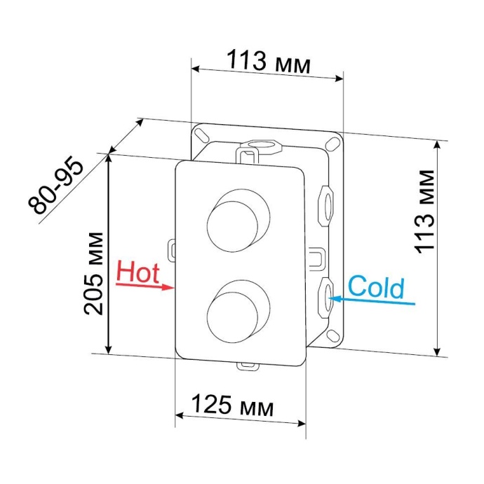 Душевой комплект RGW Shower Panels SP-6143-01 хром 50140801-01 - 9