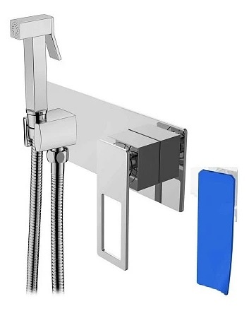 Гигиенический душ Boheme Q хром с синим 147-CRUW.2 - 0