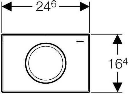 Кнопка смыва Geberit Delta 11 115.120.11.1 белая - 2