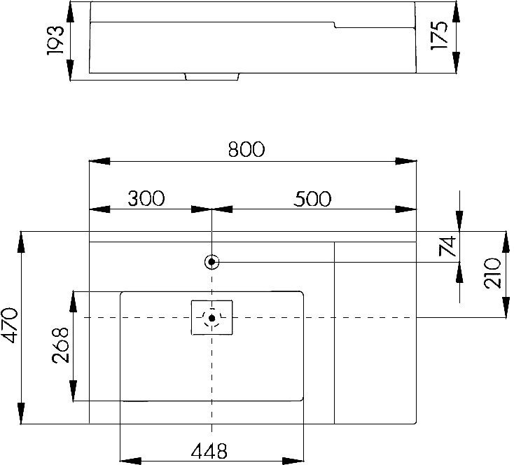 Раковина мебельная Aquaton Сакура 80 L белый 1A71993KSK010 - 3