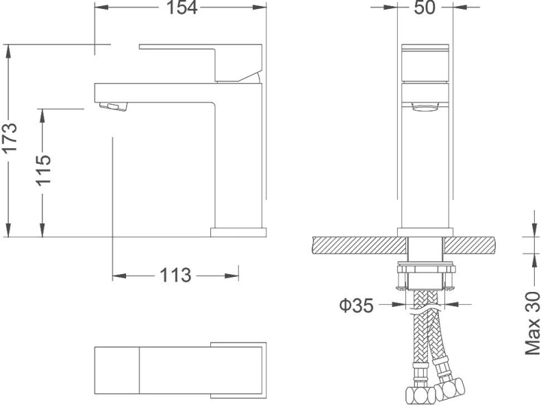 Смеситель Timo Selene 2061/17F для раковины - 2
