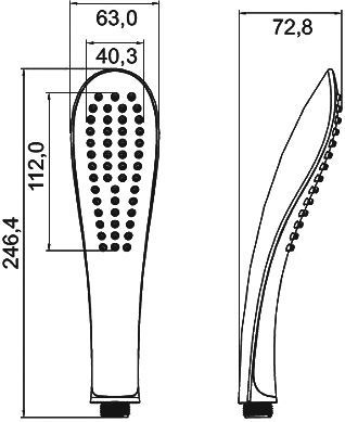 Душевая лейка IDDIS 0211F00I18 - 4