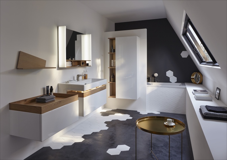 Тумба с раковиной Jacob Delafon Terrace 80 белый лак - 1