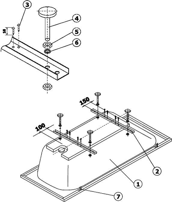 Акриловая ванна Ideal Standard Hotline 170х75, белый  K274601 - 9