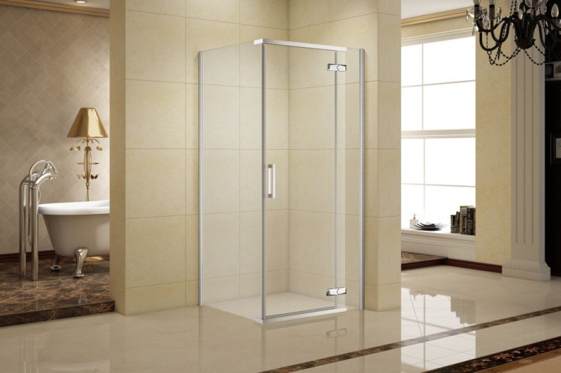 AE32-S-90х90U-CT Aquanet Logic C900, ограждение 900x900мм, хром, прозр.6мм (243624) - 0