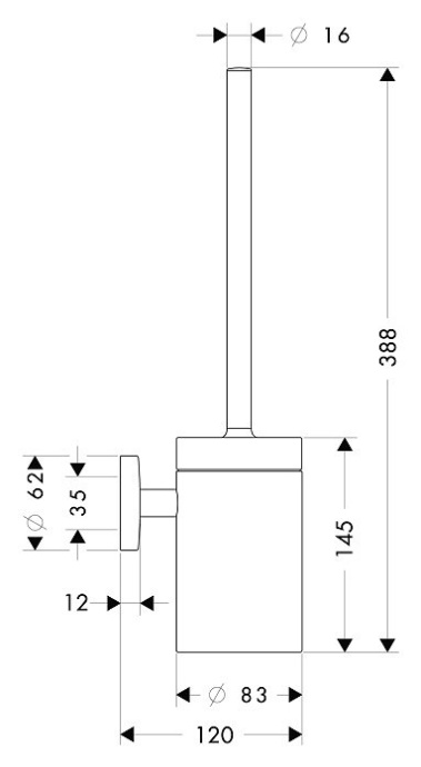 Ершик Hansgrohe Logis 40522000 - 1