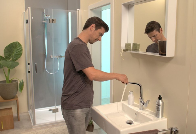 Смеситель Hansgrohe Metris 31087000 для раковины - 10